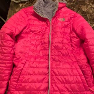 Mossbud swirl reversible jacket